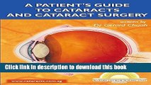 [Popular] A Patient s Guide To Cataracts And Cataract Surgery Paperback Free