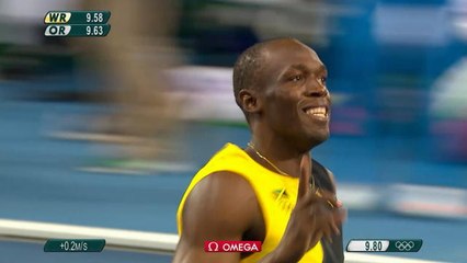 Jeux Olympiques 2016 - 100 Mètres - Victoire de Usain Bolt