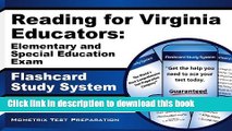 [Popular Books] Reading for Virginia Educators: Elementary and Special Education Exam Flashcard