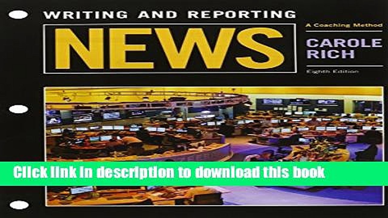 [Download] Bundle: Writing and Reporting News: A Coaching Method, Loose-leaf Version, 8th +
