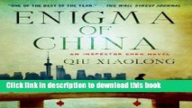 [Popular Books] Enigma of China: An Inspector Chen Novel (Inspector Chen Cao) Full Online
