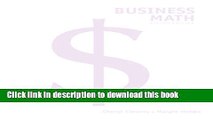 [Download] Business Math, Brief and Study Guide  Value Package (includes MathXL 12-month Student