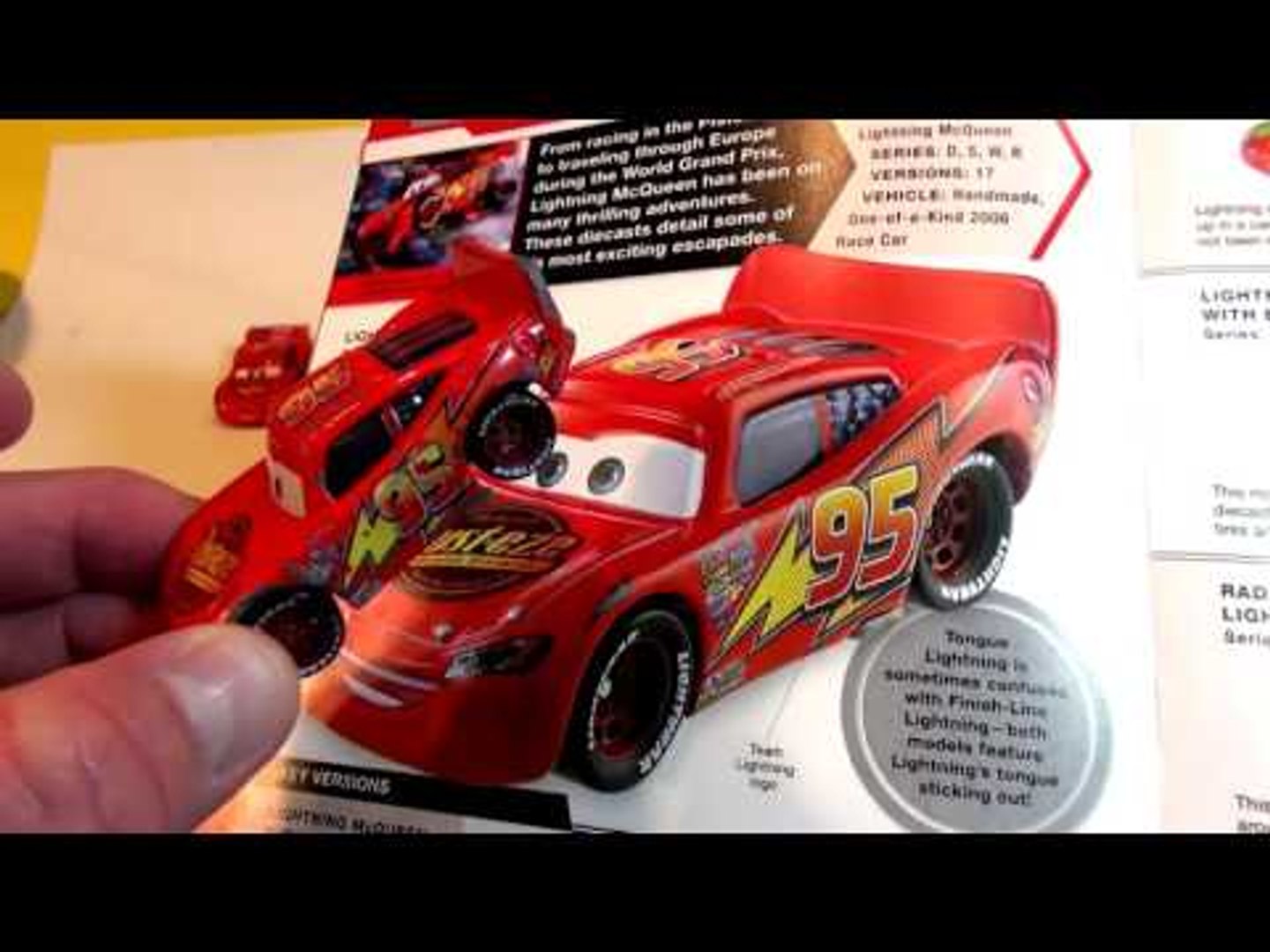 PIXAR CARS LIGHTNING MCQUEEN COLLECTION ,CHARACTER ENCYCLOPEDIA