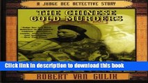 [Popular Books] The Chinese Gold Murders: A Judge Dee Detective Story (Judge Dee Mysteries) Free