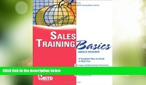 Big Deals  Sales Training Basics (ASTD Training Basics Series)  Free Full Read Best Seller