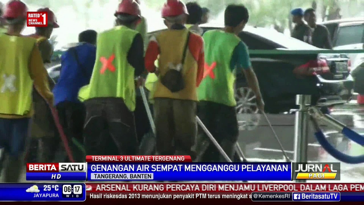 Terminal 3 Ultimate Bandara Soekarno Hatta Kebanjiran