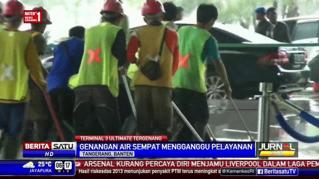 Terminal 3 Ultimate Bandara Soekarno Hatta Kebanjiran