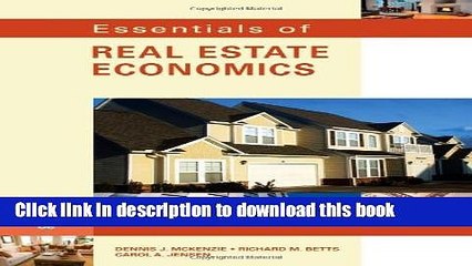 [Download] Essentials of Real Estate Economics: 6th (Sixfth) Edition Hardcover Online
