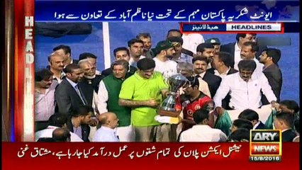Headlines  1000 – 15th August 2016