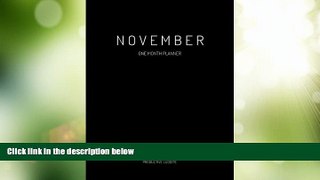 Big Deals  November: One Month Planner  Free Full Read Best Seller