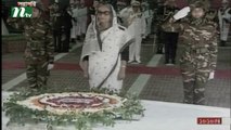 Bangladesh Prime Minister Sheikh Hasina paid tributes to Bangabandhu Sheikh Mujibur Rahman at his mausoleum in Tungipara marking the 41th National Mourning Day and martyrdom day