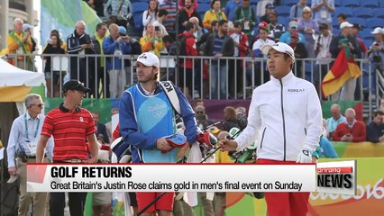 Rio 2016: Justin Rose celebrates golf's return by claiming gold in men's final