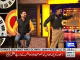 Mian Afzal Narogi Character of Policeman, Mazaaq Raat 9 August 2016 - Ajmal Khan مذاق رات - Dunya News