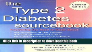 [Popular] Type 2 Diabetes Sourcebook, The Hardcover OnlineCollection