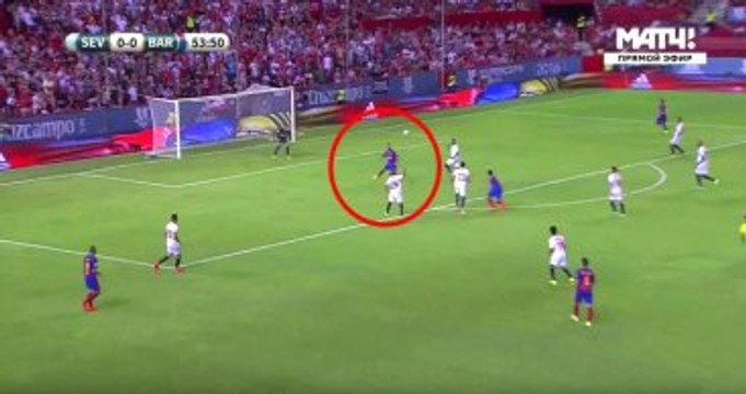 Barcelona - Sevilla Maçında Arda Turan, Suarez'e Muhteşem Bir Asist Yaptı