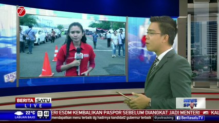 Ratusan Kendaraan Uji KIR di Monas