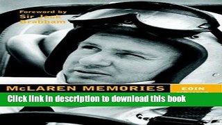 [Read PDF] McLaren Memories: A Biography of Bruce McLaren Ebook Free