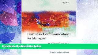 Big Deals  Business Communication for Managers: An Advanced Approach  Best Seller Books Most Wanted