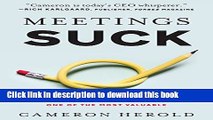 [Download] Meetings Suck: Turning One of the Most Loathed Elements of Business into One of the