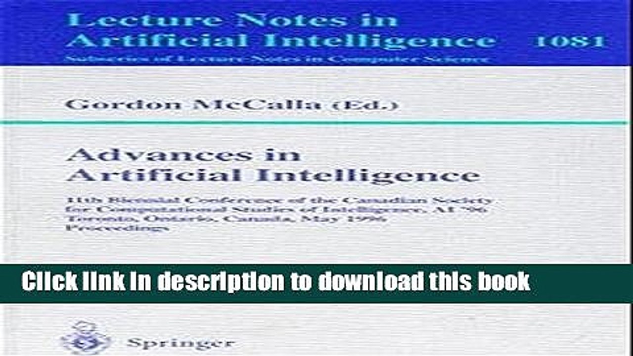 [Download] Advances in Artificial Intelligence: 11th Biennial Conference of the Canadian Society