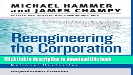 [Download] Reengineering the Corporation: A Manifesto for Business Revolution Paperback Collection