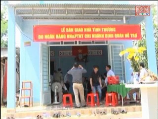 Trao tặng 11 nhà tình thương cho các hộ nghèo tại H. Định Quán
