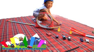 Loop and Jump Track Drakers for kids ft. HotWheels
