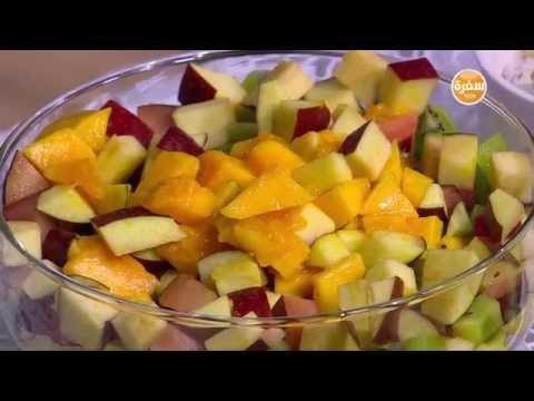 كوب الفاكهة بالشوفان | سالي فؤاد
