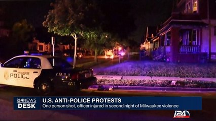 Milwaukee : one person shot, officier injured in second night of Milwaukee violence