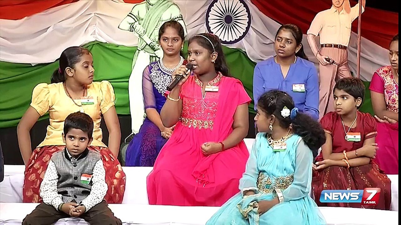 Veerargal - Children view on freedom fighters 15.08.2016 _ News7 Tamil