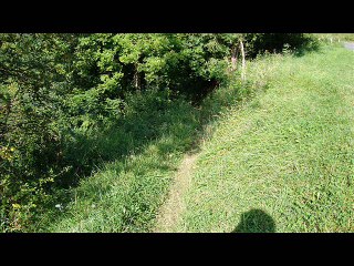 Le Gouffre de la Saoule et le château des Contes de Comminges.