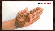 Simple peacock henna design for hands - Henna Art Vids