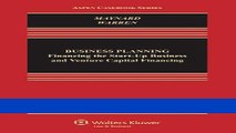 [Download] Business Planning: Financing the Start-Up Business and Venture Capital (Aspen