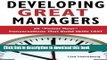 [Download] Developing Great Managers: 20 Power Hour Conversations that Build Skill FAST Hardcover