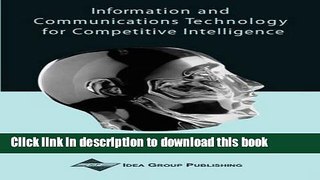 [Download] Information and Communications Technology for Competitive Intelligence Kindle Collection