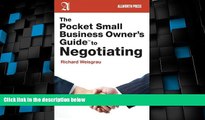 Big Deals  The Pocket Small Business Owner s Guide to Negotiating (Pocket Small Business Owner s