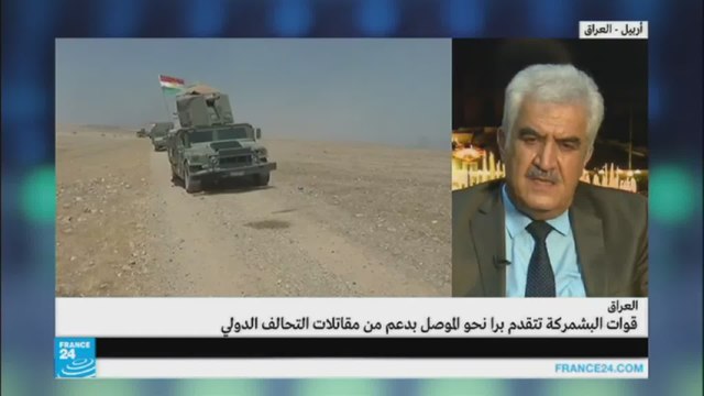 ما مدى التنسيق بين البيشمركة والقوات العراقية في معركة الموصل؟