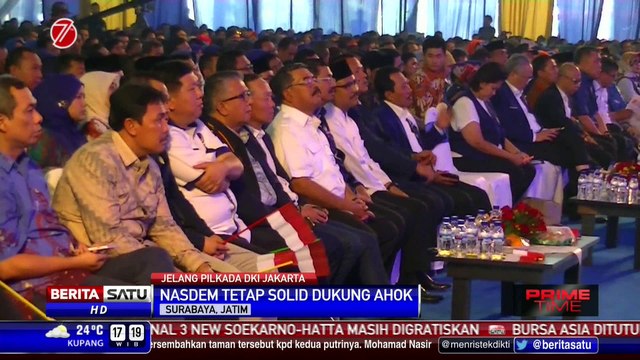 Surya Paloh Tegaskan Nasdem Solid Dukung Ahok