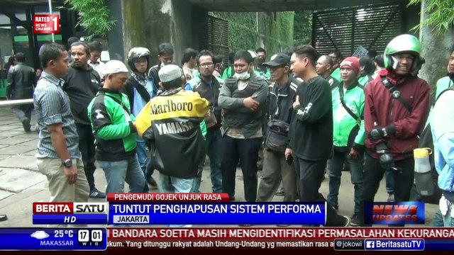 Pengemudi Gojek Tuntut Penghapusan Sistem Performa