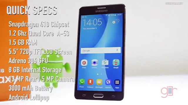 Samsung Galaxy On7 Smartphone Unboxing & Overview 2016 With Mobo Tech