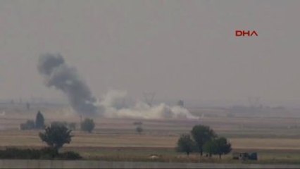 Kilis Işid'e Karadan ve Havadah Bombardıman