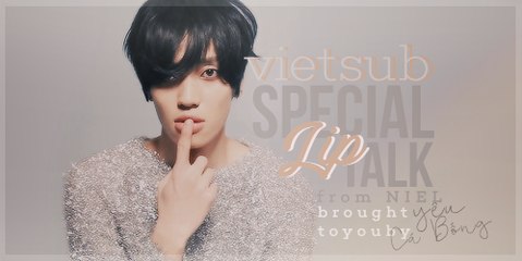 {vietsub} Special LIP TALK from NIEL.