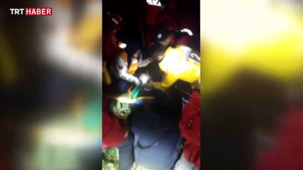 Kaçkarlar'da yaralanan genç için 33 saatlik çalışma