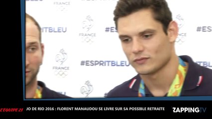 JO de Rio 2016 : Florent Manaudou bientôt à la retraite ? Il répond (Vidéo)