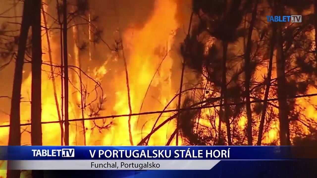 Požiar v Portugalsku hasiči stále neuhasili
