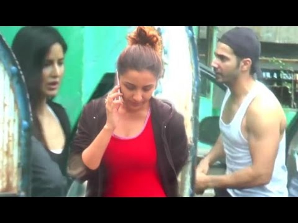 Varun Dhawan, Katrina Kaif, Parineeti Chopra Spotted At DREAM TEAM