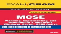 [PDF Kindle] MCSA/MCSE 70-294 Exam Cram: Planning, Implementing, and Maintaining a Microsoft