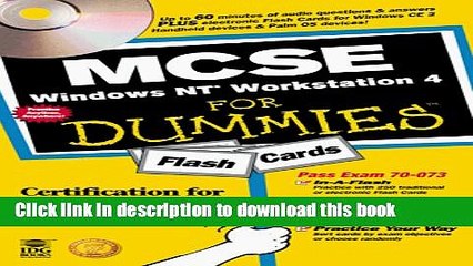 [PDF Kindle] MCSE Windows NT Workstation 4 For Dummies Flash Cards (For Dummies (Computers)) Free