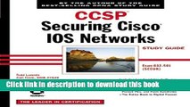 [PDF Kindle] CCSP: Securing Cisco IOS Networks Study Guide (642-501) Free Books