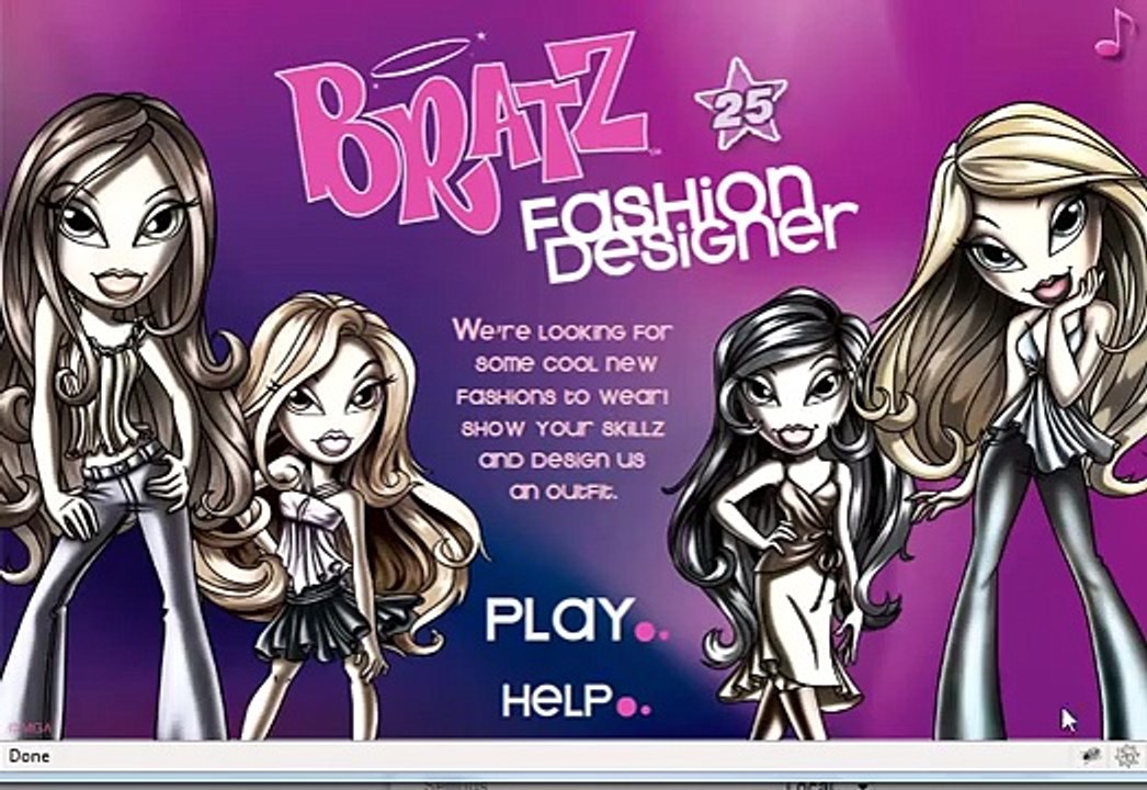 Bratz Fashion Designer Models online game for Girls
